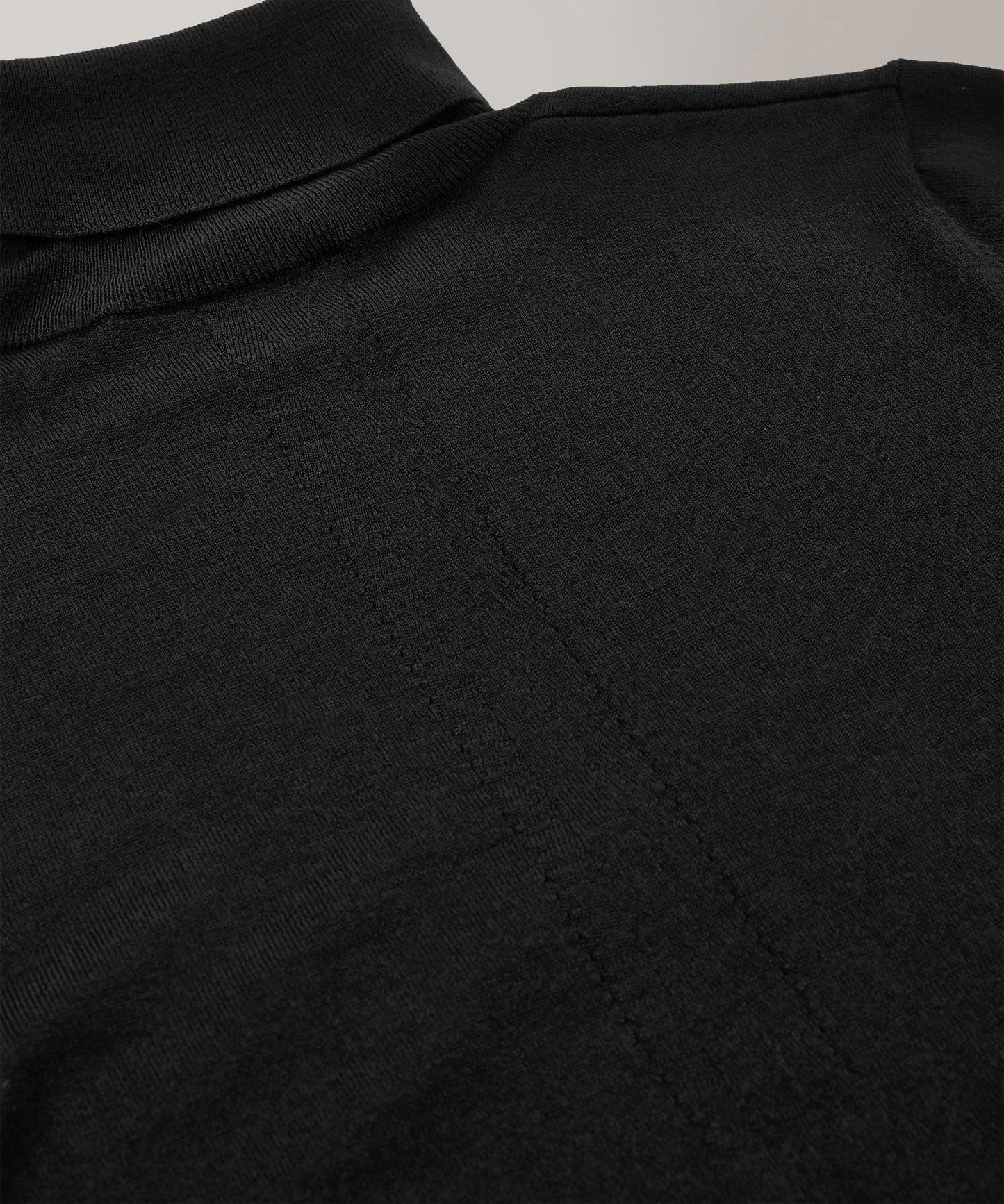 Pull à col roulé slim fit en Flexwool certifié