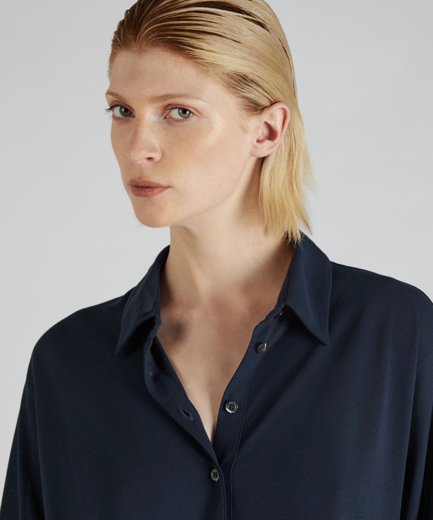 Zanone - Regular fit polo shirt in organic IceCotton - ivory