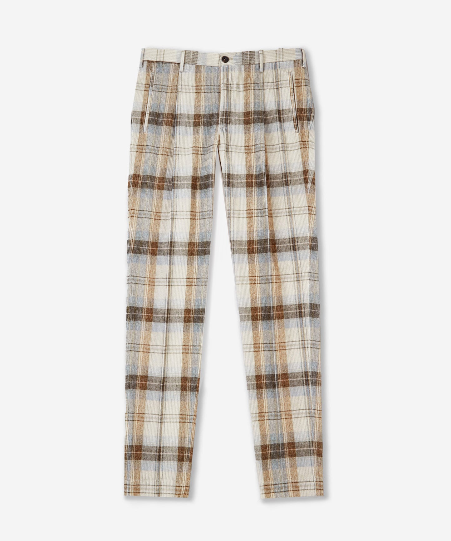 Corduroy tapered-fit trousers